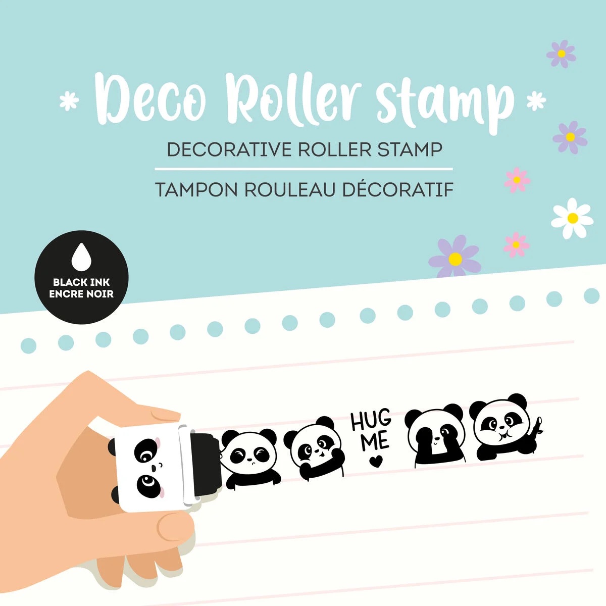 Legami Deko-Rollstempel Panda