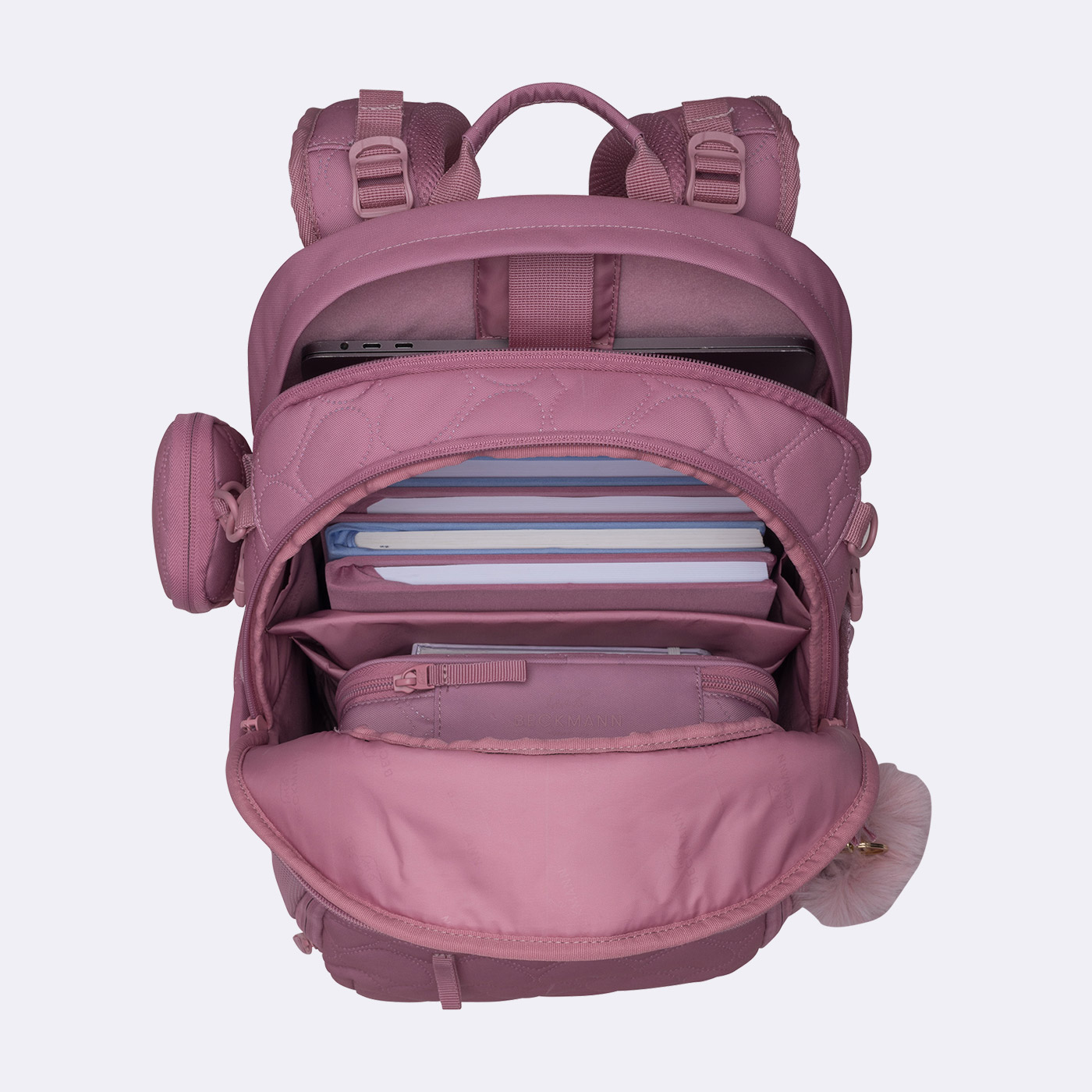 Beckmann Sport Air Schulrucksack Padded Heart Rose