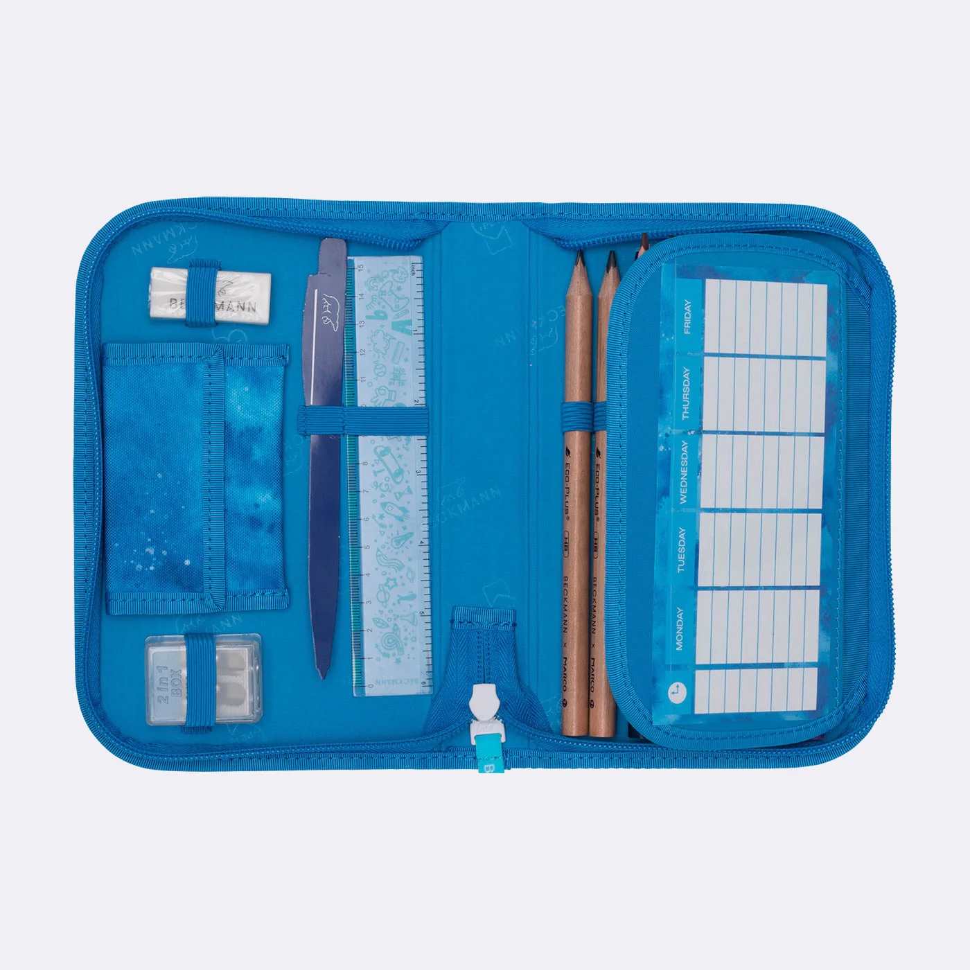 Beckmann Schulrucksack-Set Active Air FLX 6-teilig Ocean Beckmann Schulrucksack-Set Active Air FLX 6-teilig Ocean