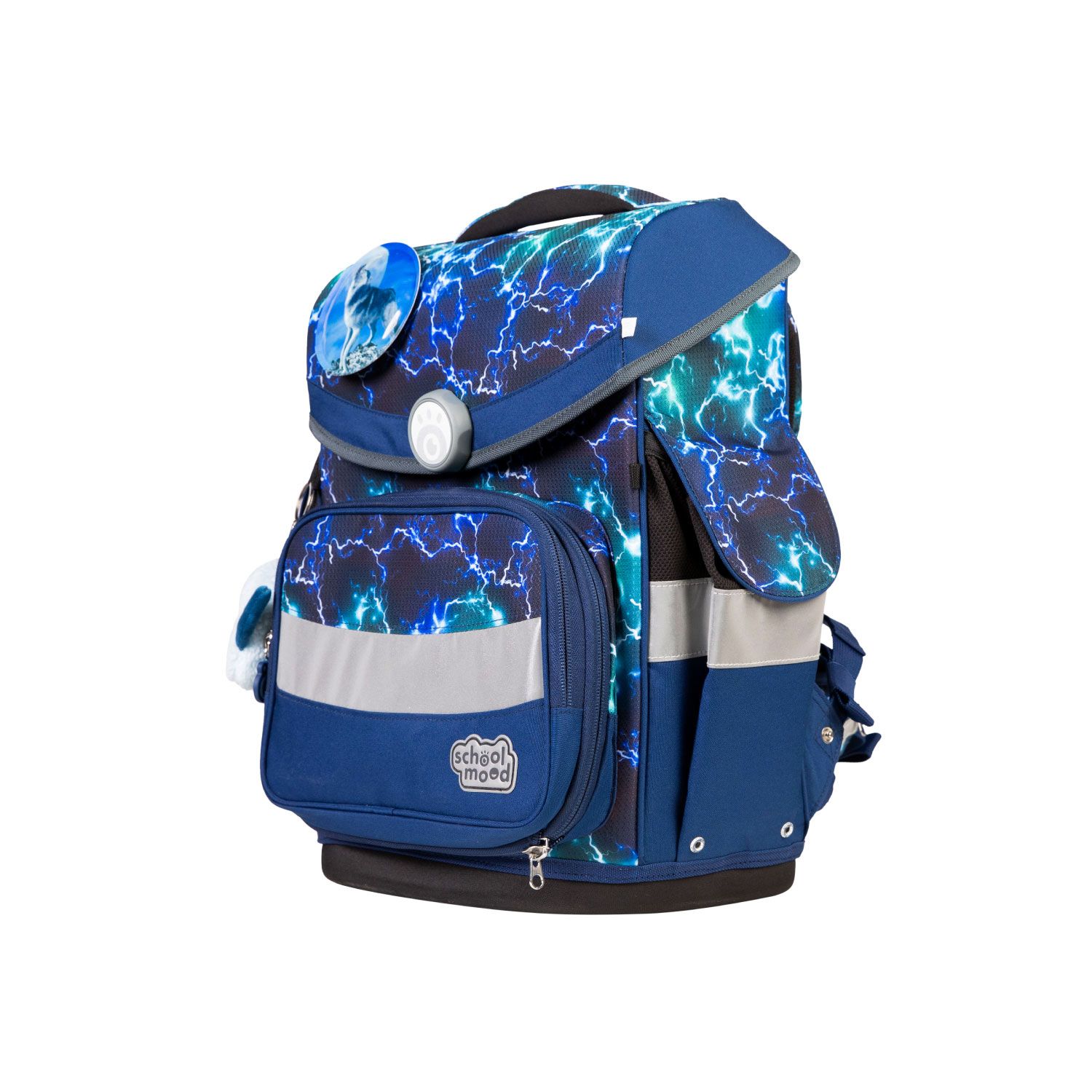 School-Mood Timeless Pro Schulranzen-Set 2025 7-tlg. Felix (Wolf)