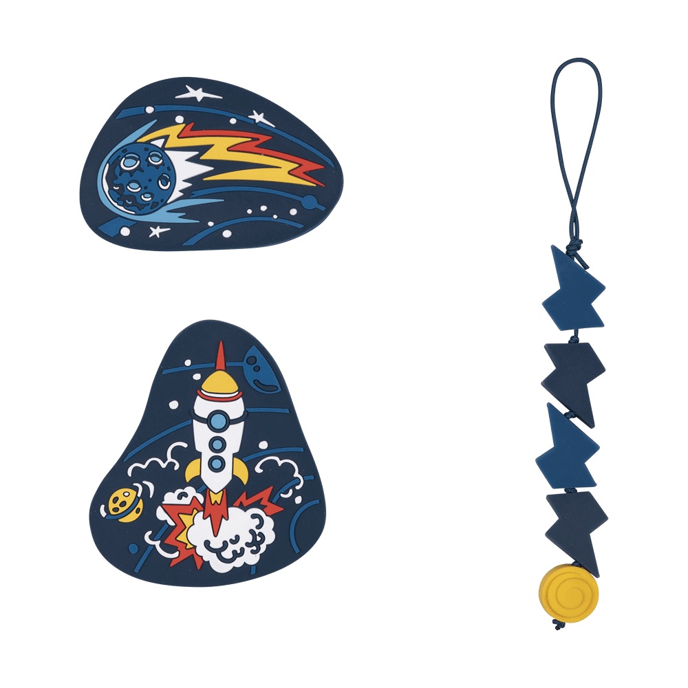 Scout Micro Schulranzen-Set 4-tlg. LED Rocket Rider