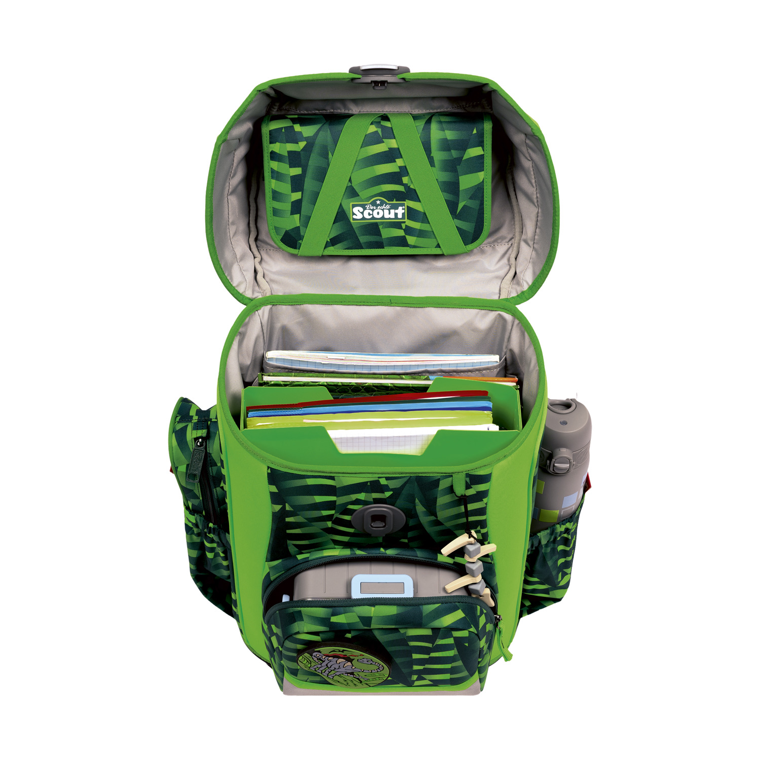 Scout Schulranzenset Micro Danger Dino