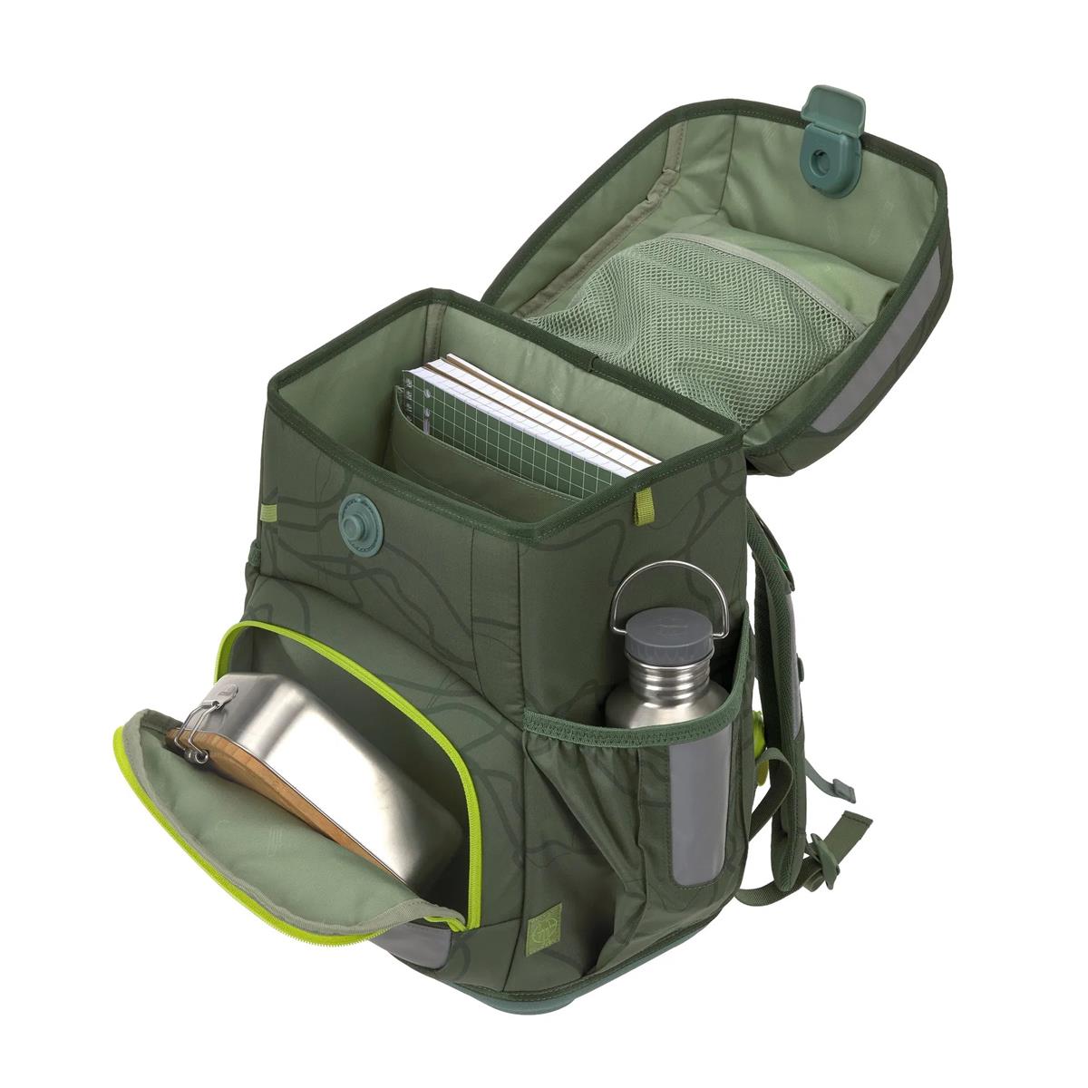 Lässig Schulranzen-Set Unique Light 2026 Jungel Grün