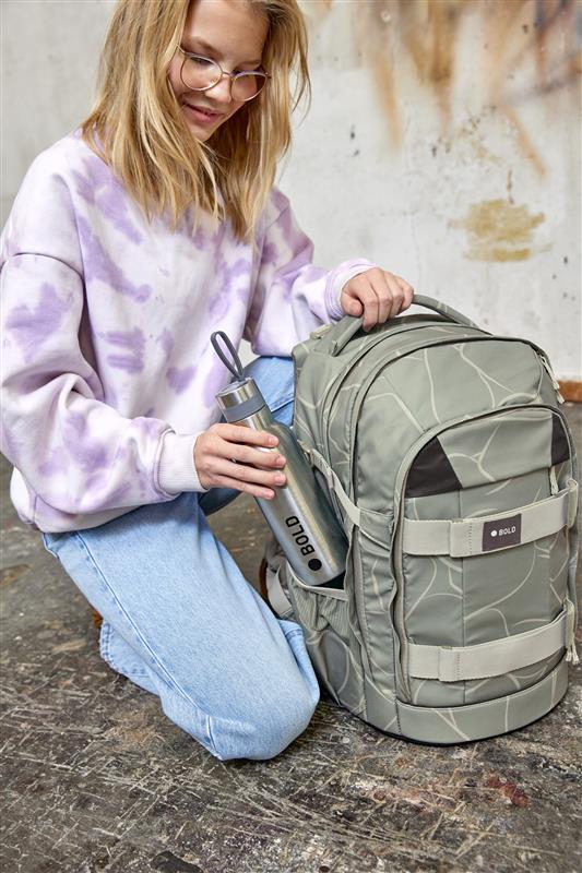 Lässig Schulrucksack BOLD Origin Curve Grün