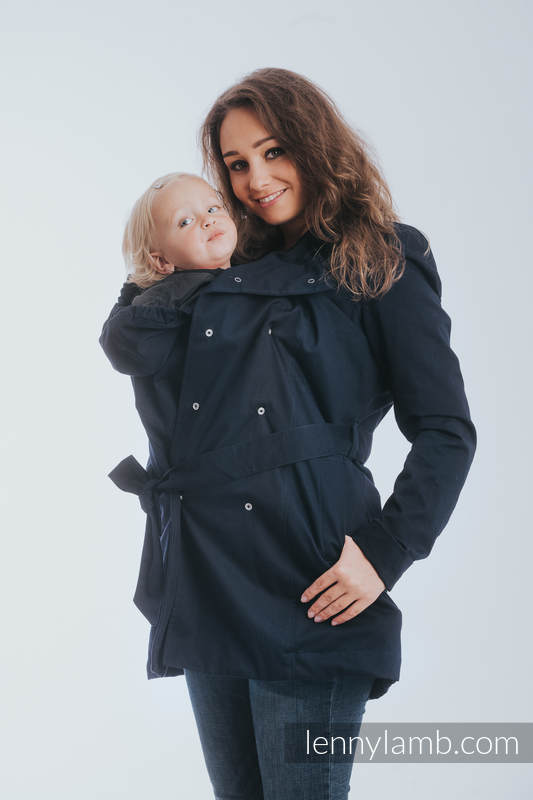 Lenny Lamb Tragejacke Trenchcoat - M (38) - schwarz Lenny Lamb Tragejacke Trenchcoat - M (38) - schwarz