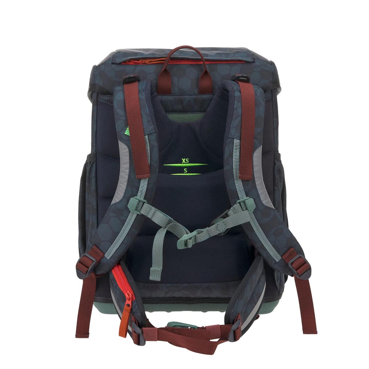 Lässig Schulranzen-Set Unique Light 2026 Fußball Dunkelblau