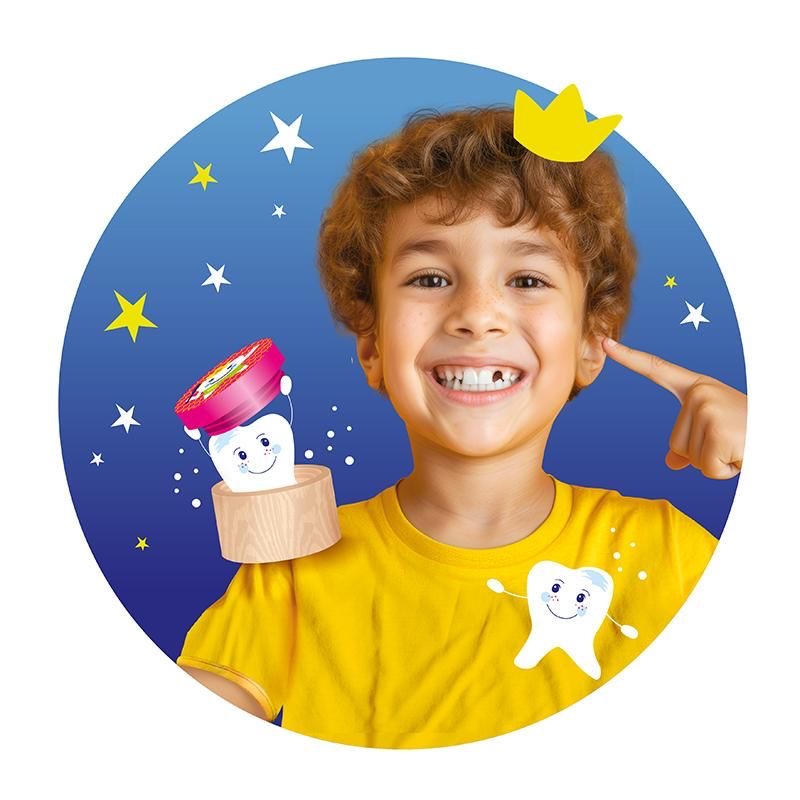 Trendhaus Zahndose aus Holz rosa