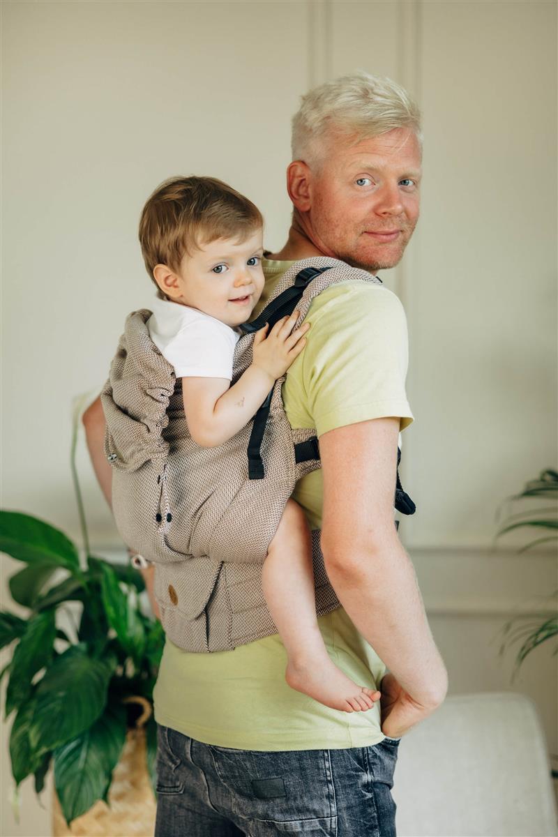 Lenny Lamb Preschool Basic Line Little Herringbone Almond Lenny Lamb Preschool Basic Line Little Herringbone Almond