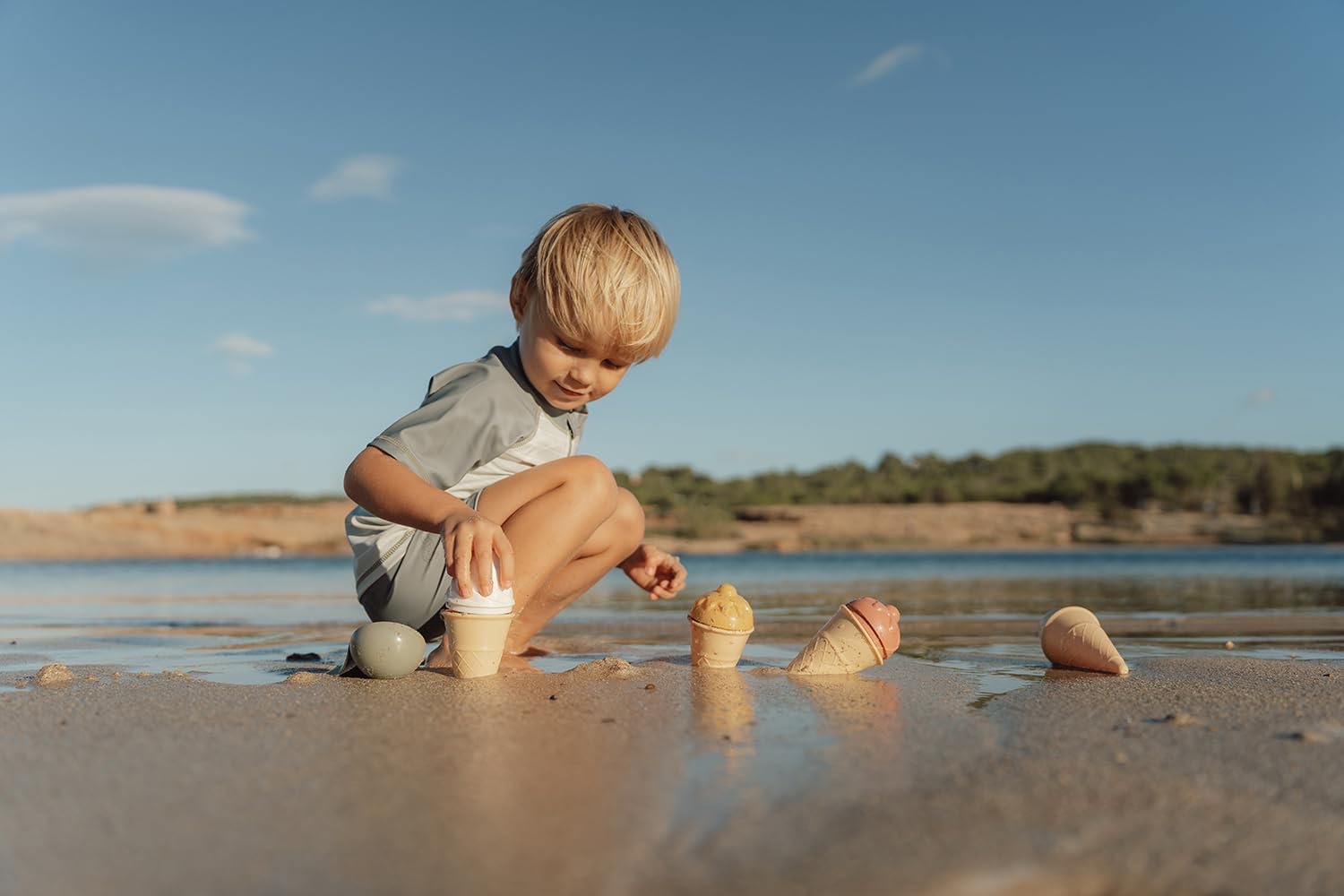 Little Dutch Eiscreme-Sandspielzeug 9-teilig Bunt