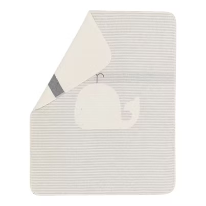 Fussenegger Babydecke 90x70cm Wal / Streifen