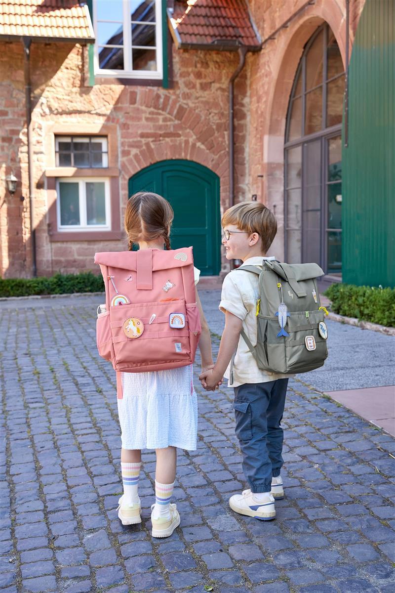Lässig Kinderrucksack Medium Rolltop Little Gang lilac