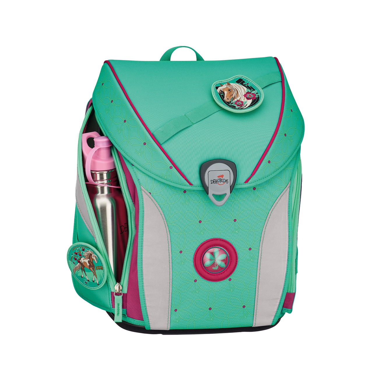 Der Die Das Schulranzen-Set ErgoFlex Max Pepermint Pony Der Die Das Schulranzen-Set ErgoFlex Max Pepermint Pony