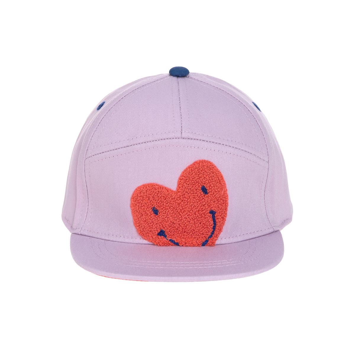 Lässig Basecap Kinder 48 (1-2 Jahre) Little Gang, Herz Lila