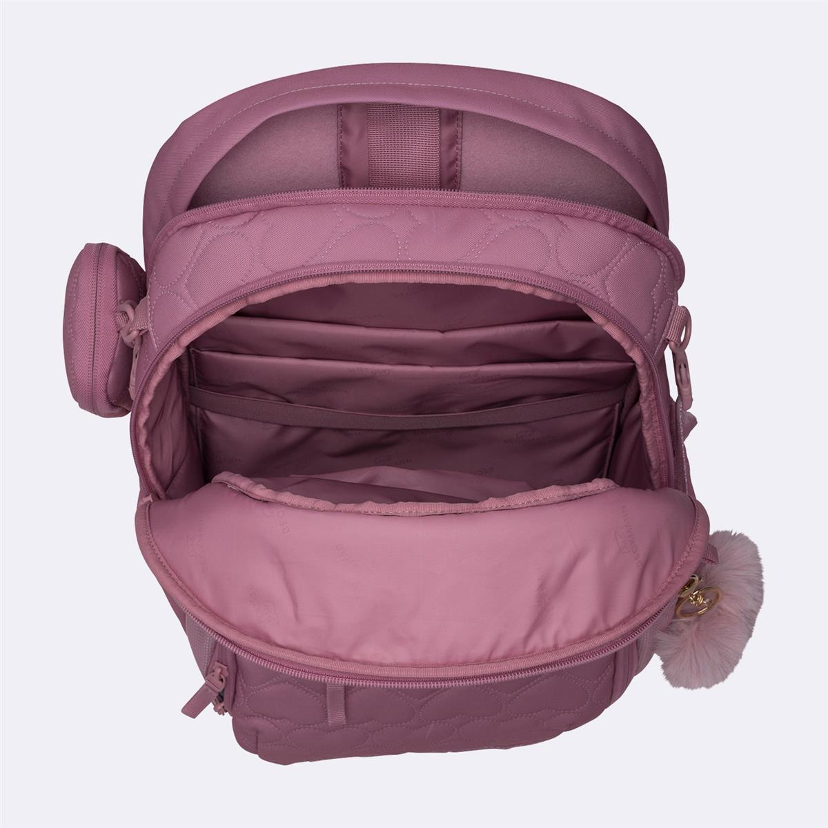 Beckmann Sport Air Schulrucksack Padded Heart Rose