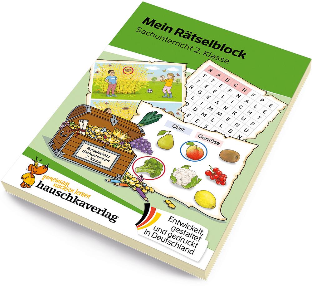 Hauschkaverlag Mein Rätselblock Sachkundeunterricht Klasse 2