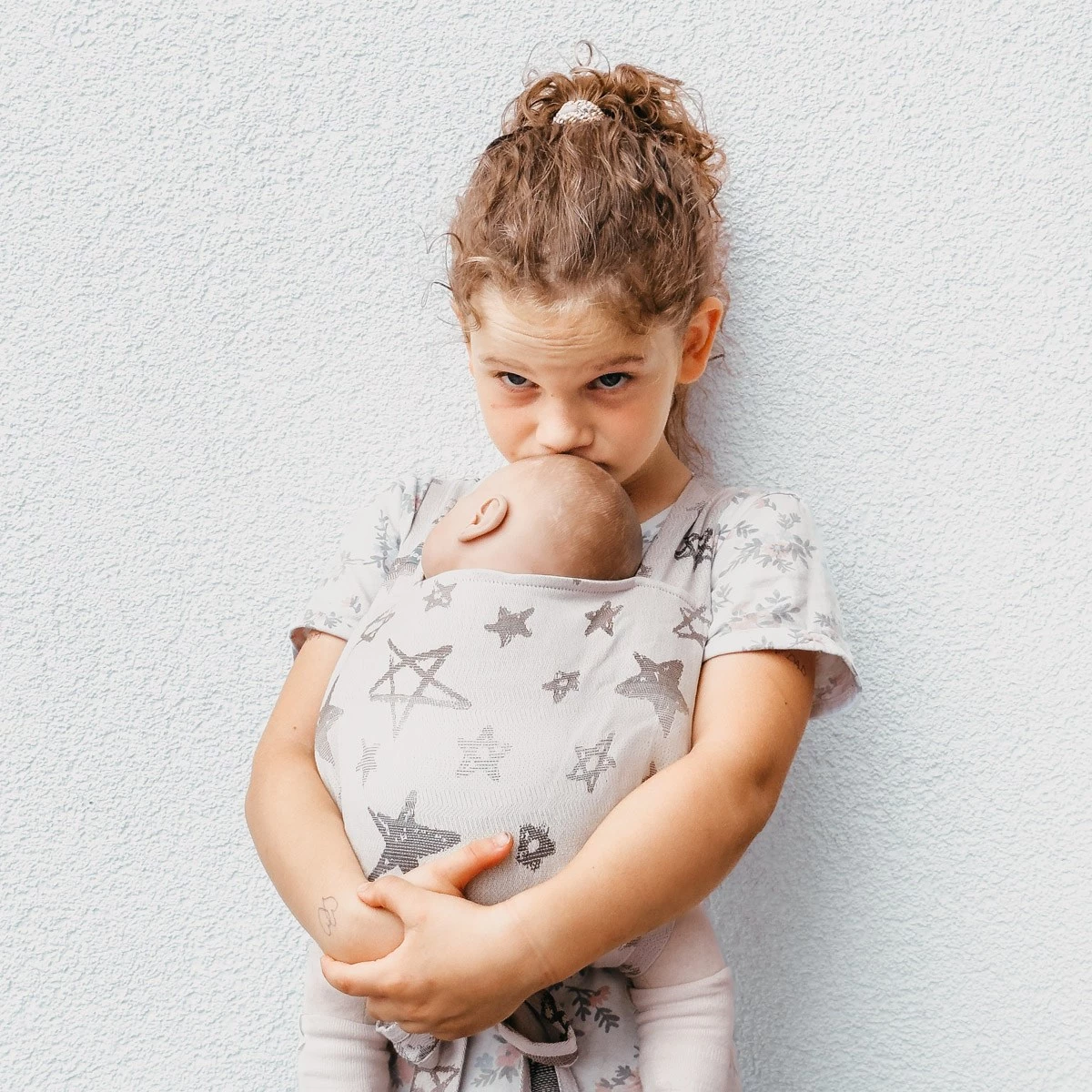 Hoppediz Puppentrage Singapur grey Hoppediz Puppentrage Singapur grey