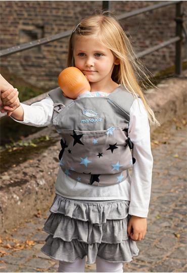 manduca Puppentragehilfe Cotton Starlets blue manduca Puppentragehilfe Cotton Starlets blue