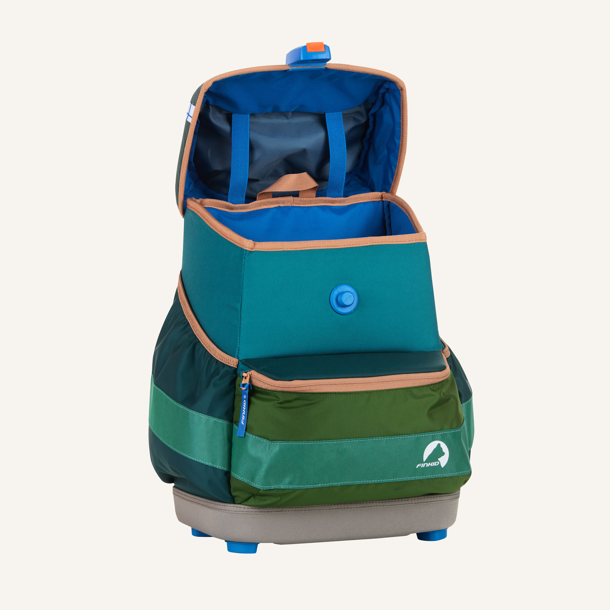 Finkid BUDDY EKO SPORT Schulranzen Set jungle mix Finkid BUDDY EKO SPORT Schulranzen Set jungle mix