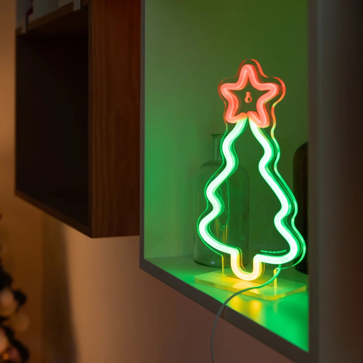 Legami Weihnachten 2025 Artikel LED-Lampe mit Neoneffekt - XMAS TREE Legami Weihnachten 2025 Artikel LED-Lampe mit Neoneffekt - XMAS TREE