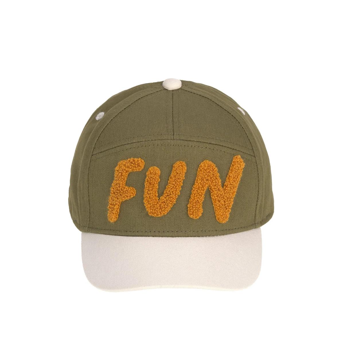 Lässig Basecap Kinder 48 (1-2 Jahre) Fun, Sand/ olive