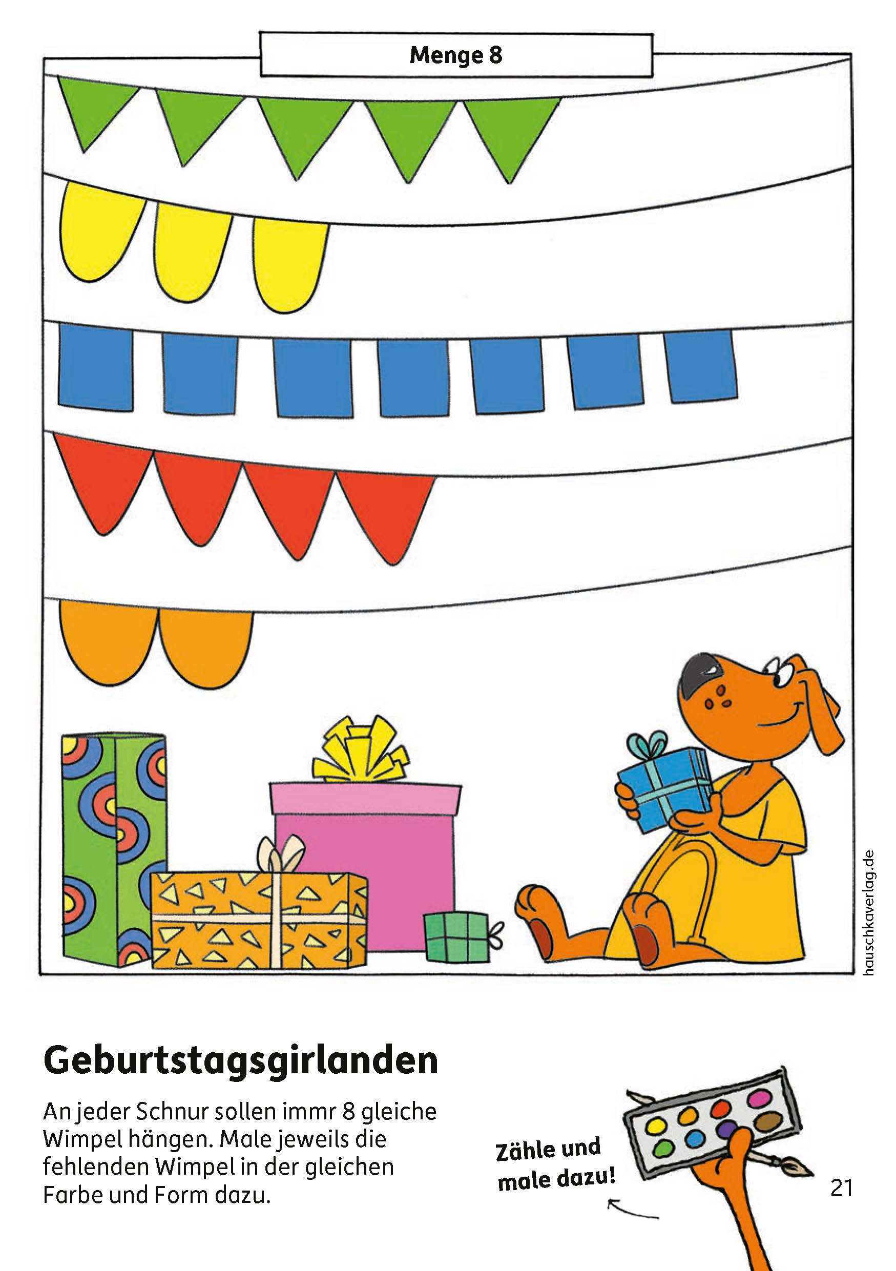 Hauschkaverlag Schulstart-Block ab 6 Jahre Zahlen schreiben, zählen und rechnen