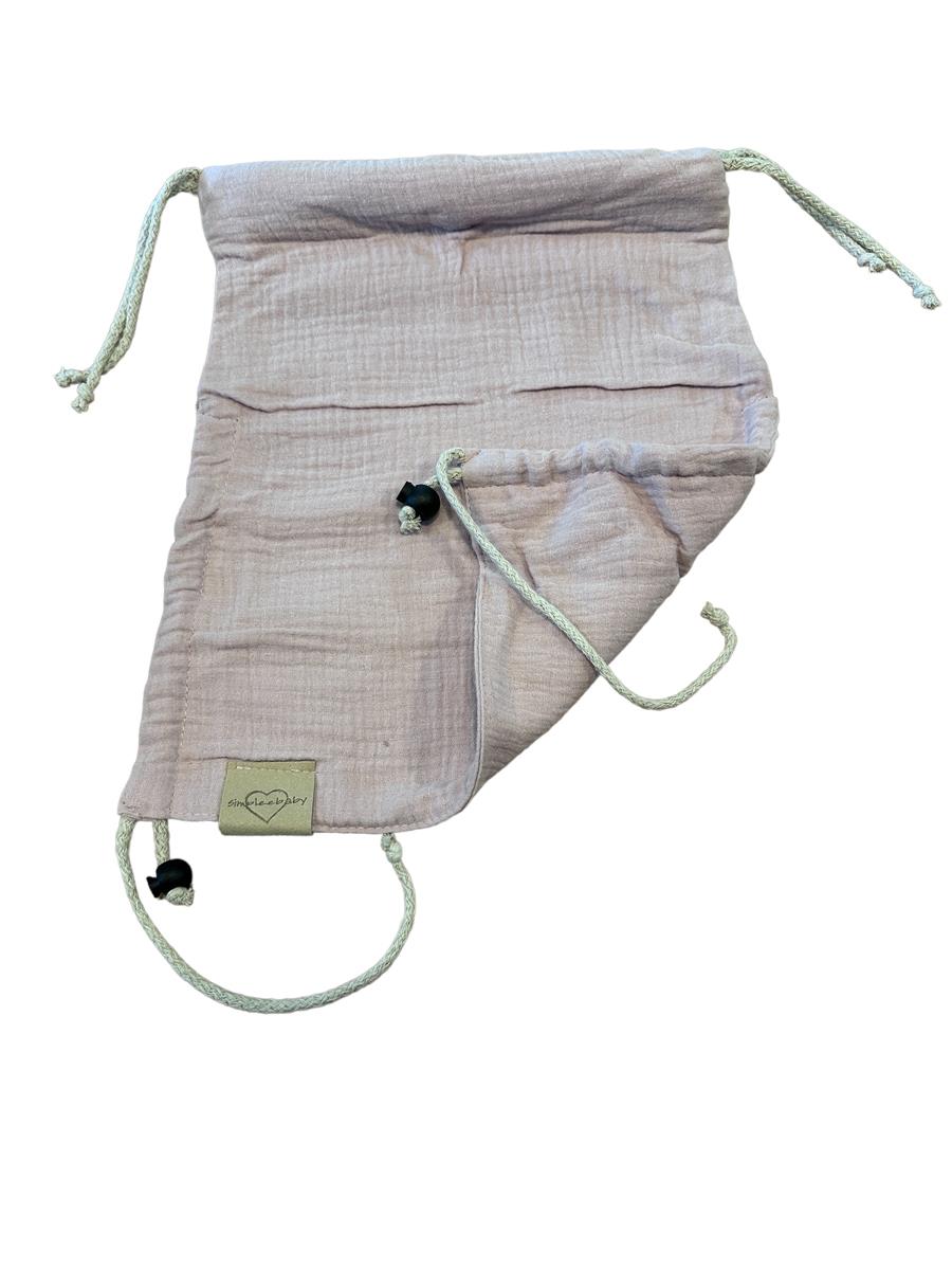 SimpleeBaby Kopfstütze für Tragetücher Musselin Rosa