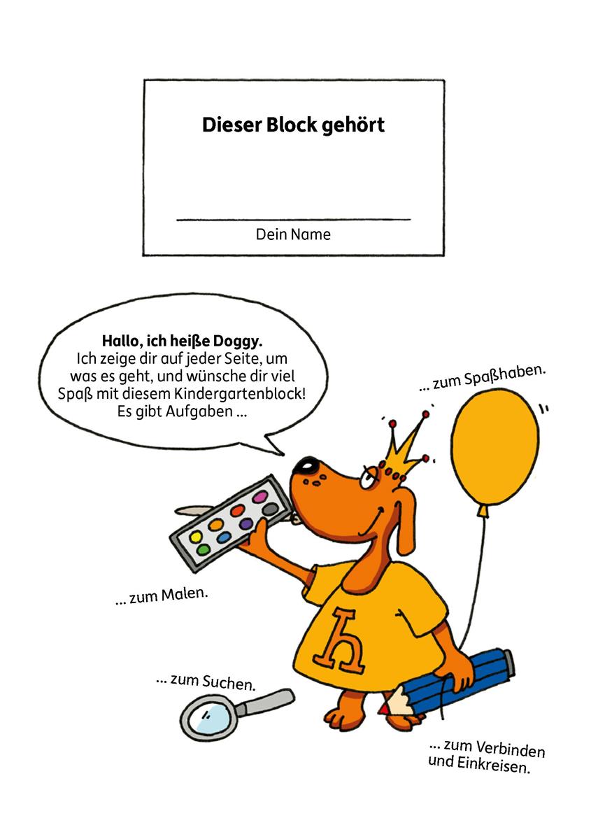 Hauschkaverlag Kindergartenblockab 3 Jahre Konzentration, Logik, Feinmotorik