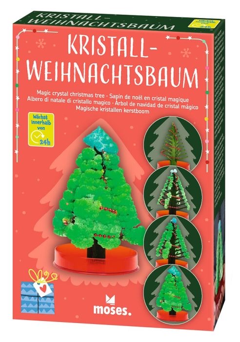 Moses Kristall-Weihnachtsbaum grün