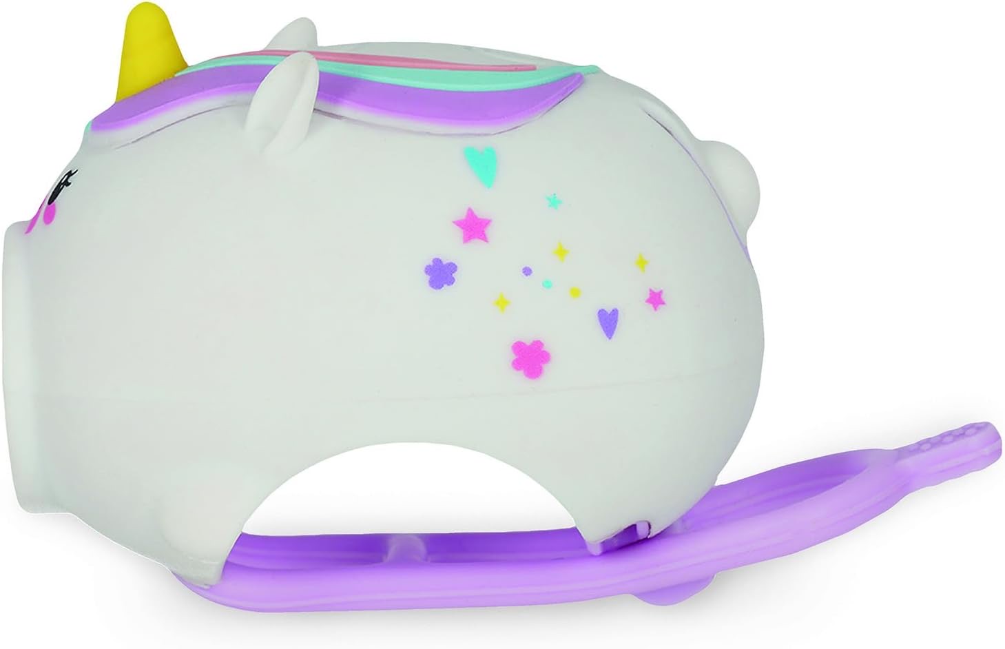 Legami Wiederaufladbare Frontleuchte mit 3 Lichtmodi und 5 Klingeltönen Einhorn