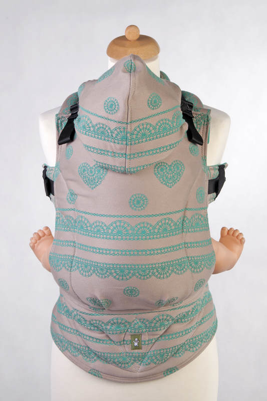 Lenny Lamb Tragehilfe Toddlersize Pistachio Lace Reverse (creme / grün) Lenny Lamb Tragehilfe Toddlersize Pistachio Lace Reverse (creme / grün)