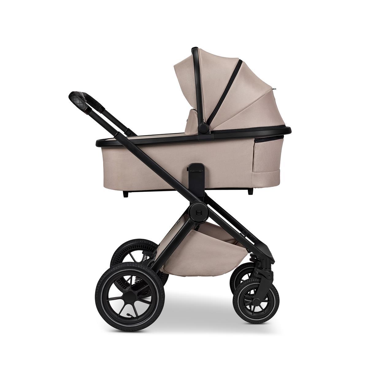 Moon GIO+ Kinderwagen-Set sand / matt Moon PIÙ Kinderwagen SET sand / chrome