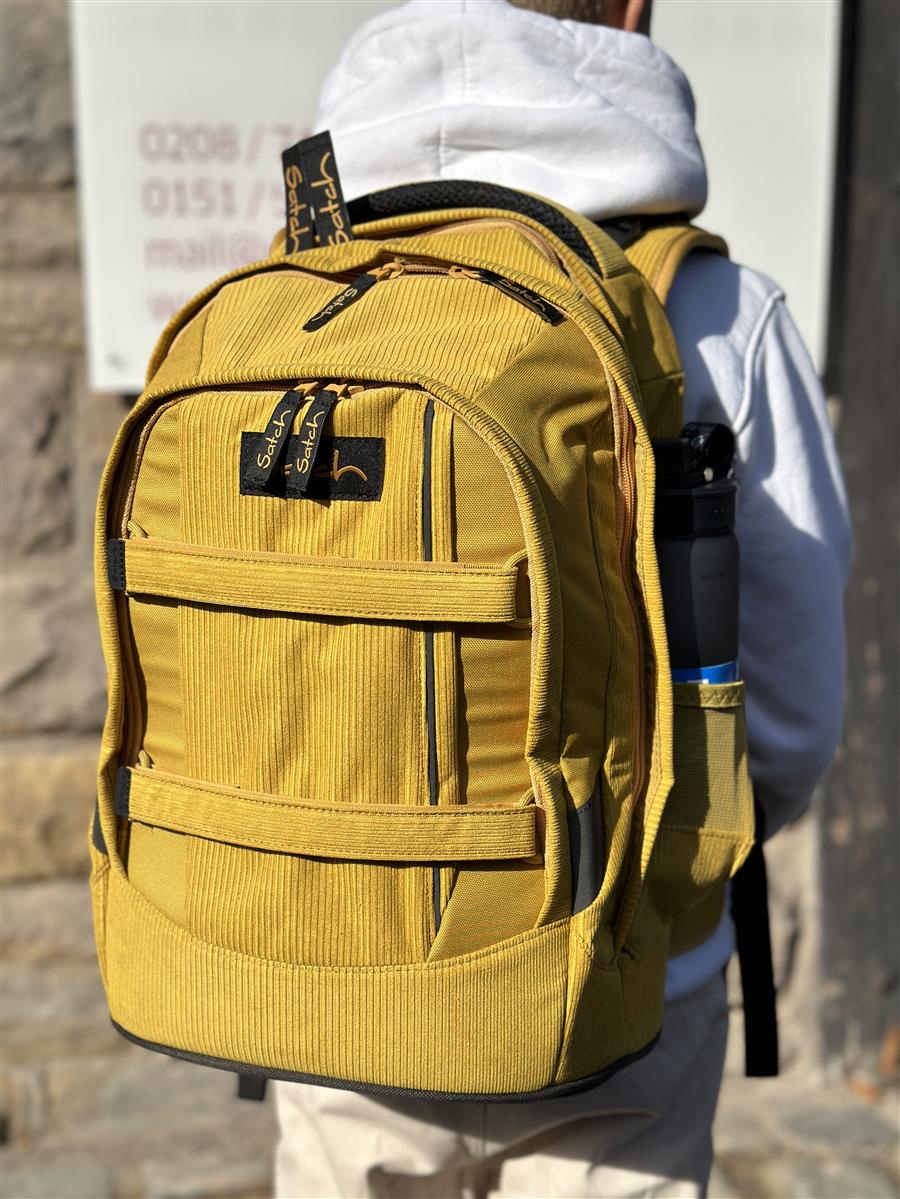 satch Pack Schulrucksack Retro Honey SET satch Pack Schulrucksack Retro Honey SET