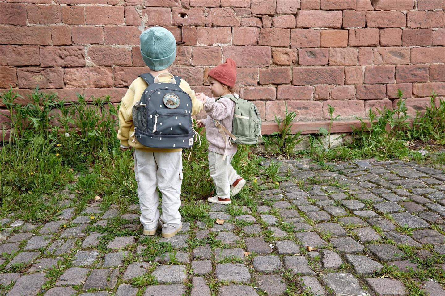 Lässig Kindergartenrucksack Mini Happy Prints Midnight Blue