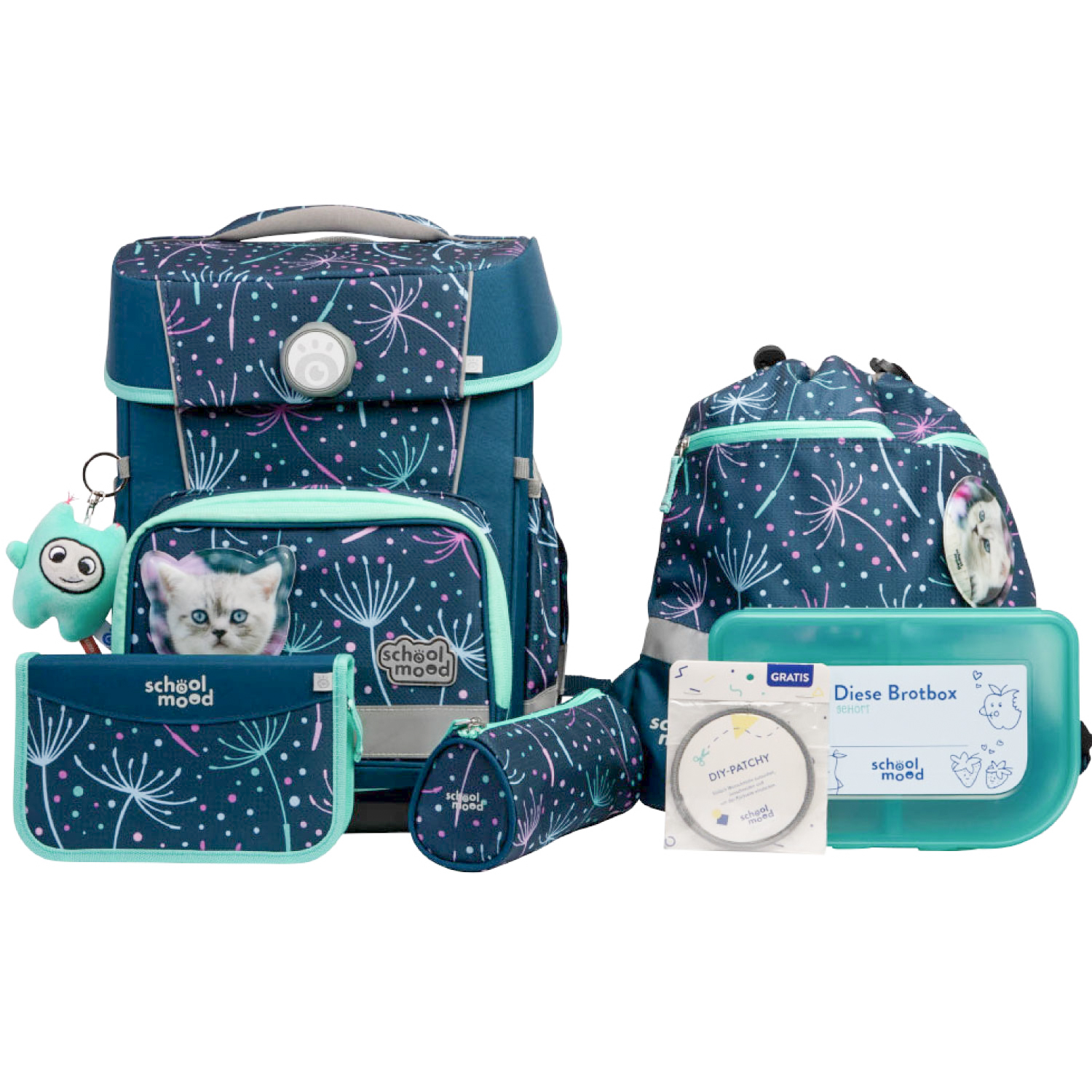 School-Mood Champion Pro 7-tlg. Schulranzenset 2025 Lina (Kätzchen) School-Mood Champion Pro 7-tlg. Schulranzenset 2025 Lina (Kätzchen)
