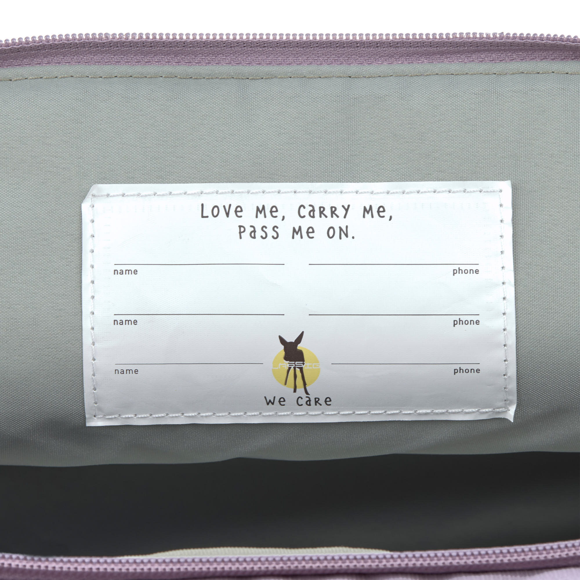 Lässig Kinderrucksack Medium Rolltop Little Gang lilac