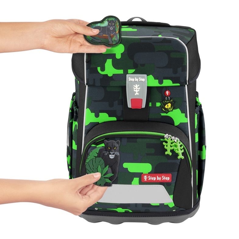 Step by Step Giant Schulranzen-Set 5-tlg. Black Cat Chiko