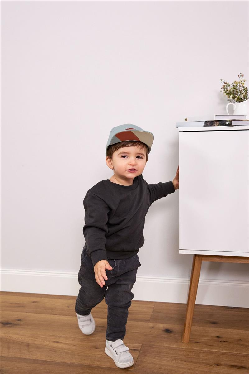 Lässig Basecap Kinder 48 (1-2 Jahre) Little Gang, Rainbow Hellblau
