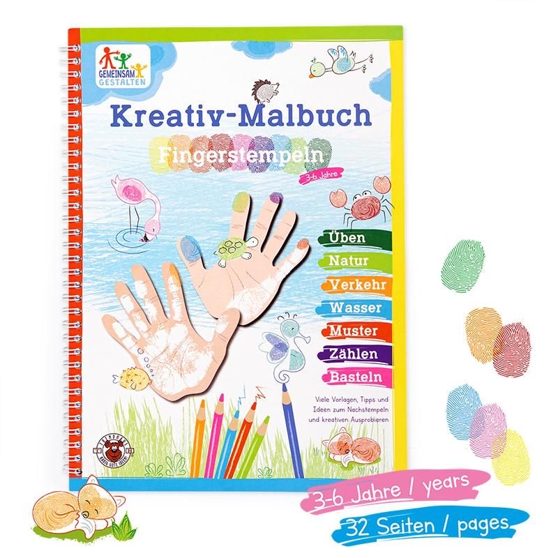 Trendhaus Malbuch Fingerstempel Kreativ-Malbuch Trendhaus Malbuch Fingerstempel Kreativ-Malbuch