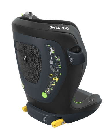 SWANDOO Charlie i-Size Chia Black SWANDOO Charlie i-Size Chia Black