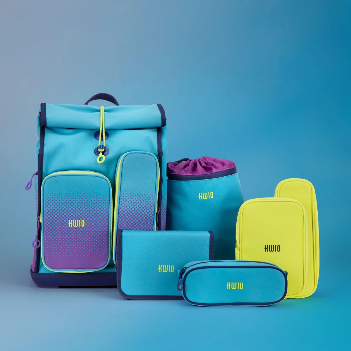 Kwio BAGG Schulranzen-Set Rainbow Kwio BAGG Schulranzen-Set Rainbow