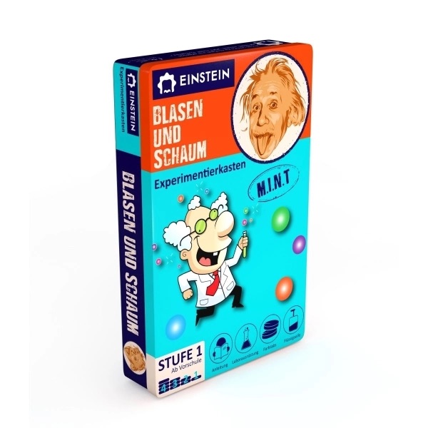Fantasie4Kids Einstein Experimentierkasten Blasen und Schaum