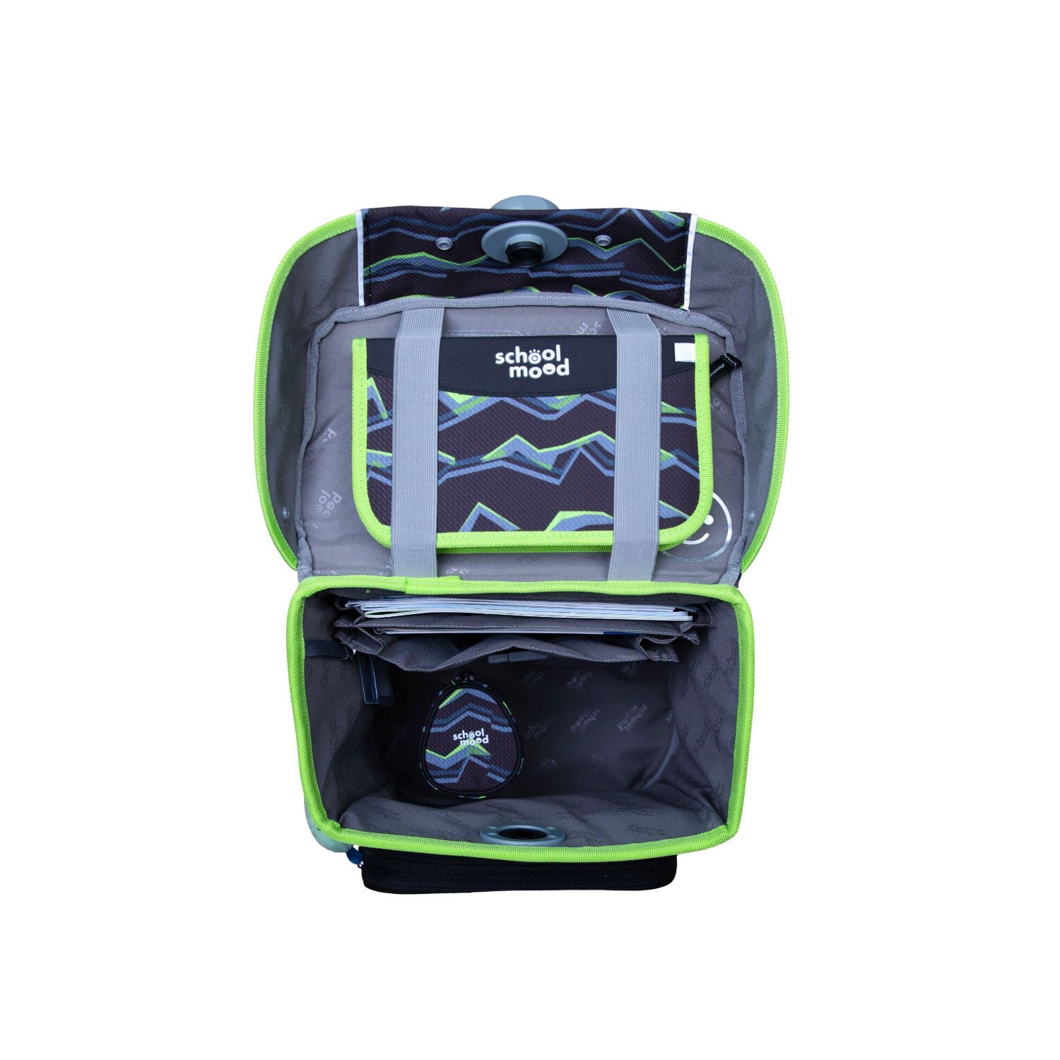 School-Mood Champion Maxx Pro 7-tlg. Schulranzenset Finn (Raubkatze)