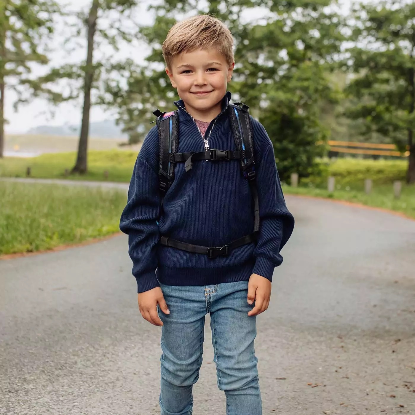 Beckmann Schulrucksack-Set Active Air FLX 6-teilig Ninja Elements