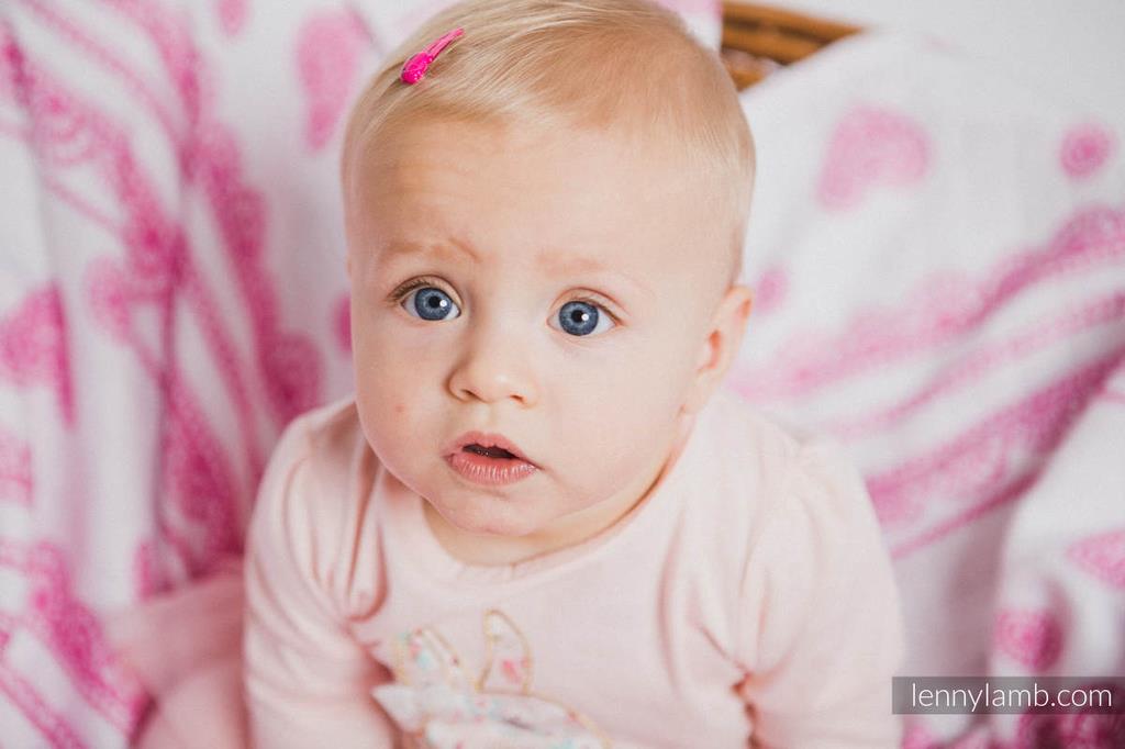 Lenny Lamb Mullwindeln / Mulltücher - Iced Lace Rosé & Weiss (2er Pack)