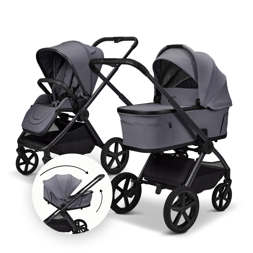 Moon GIO 2.0 Fold Kinderwagen-Set graphite Moon GIO 2.0 Fold Kinderwagen-Set graphite