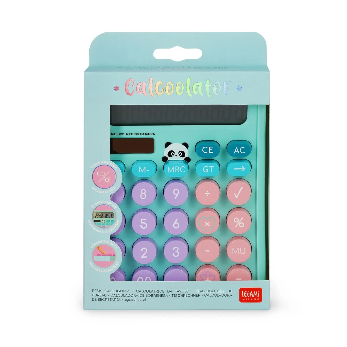 Legami Tischrechner - Calcoolator Panda