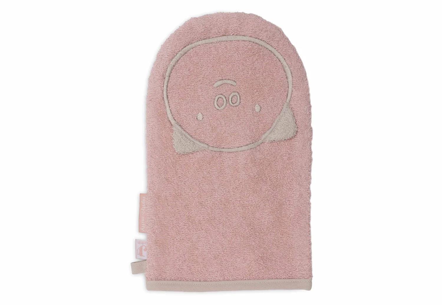 Jollein Waschhandschuhe Frottee Miffy Friends Wild Rose