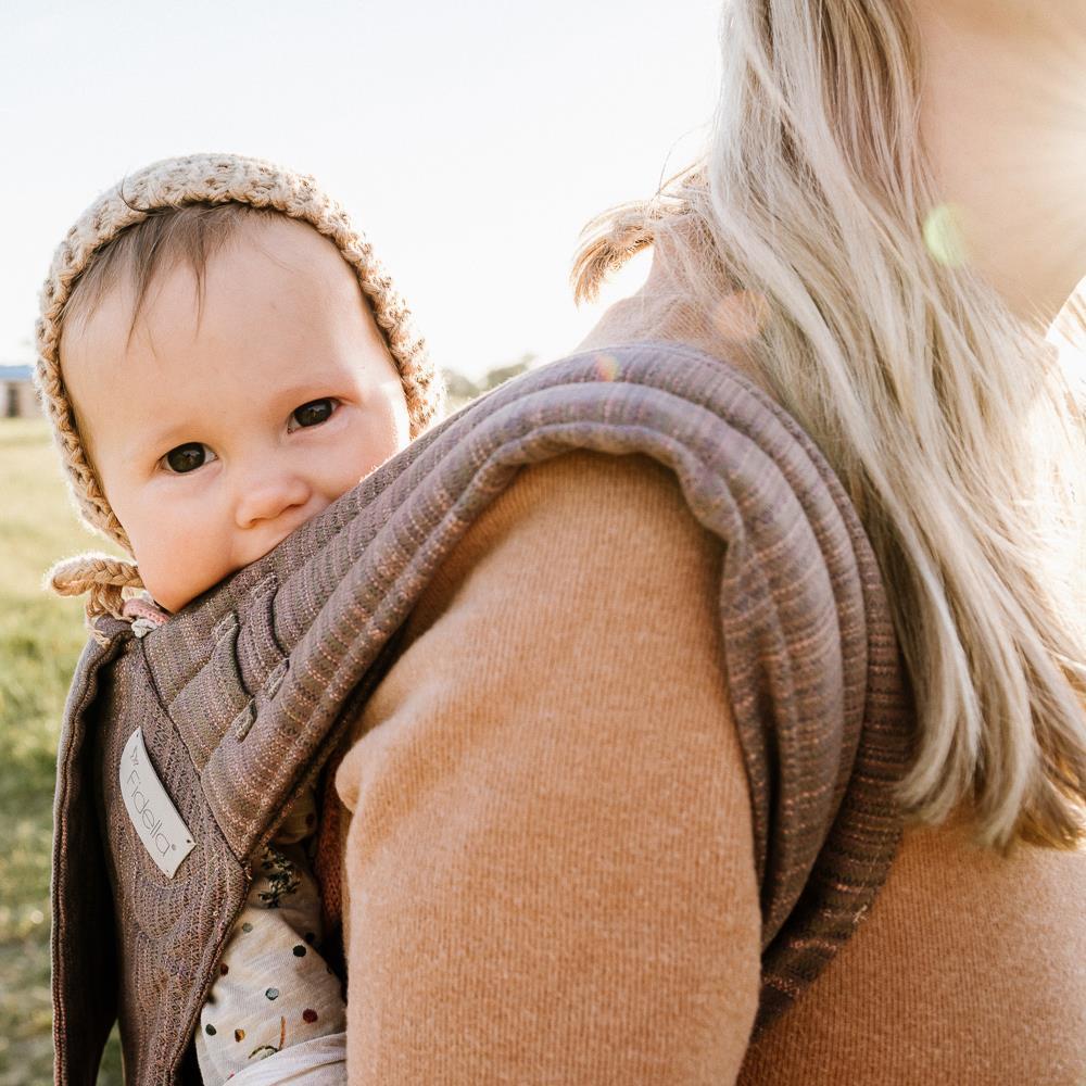 Fidella® Tragehilfe FlyTai MeiTai Bohemian oliv rosé - Premium Kollektion
