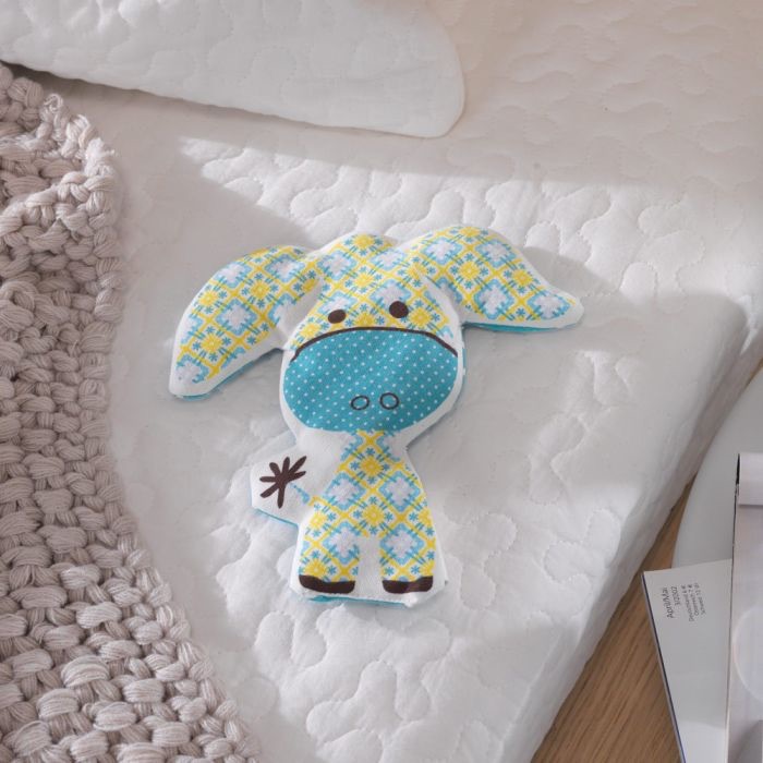 Theraline Kirschkernkissen Tröstetier Esel Akazia laguna türkis