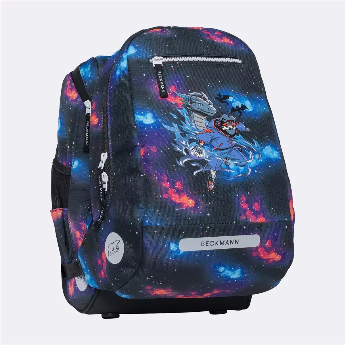 Beckmann Schulrucksack-Set Active Air FLX 6-teilig Ninja Elements